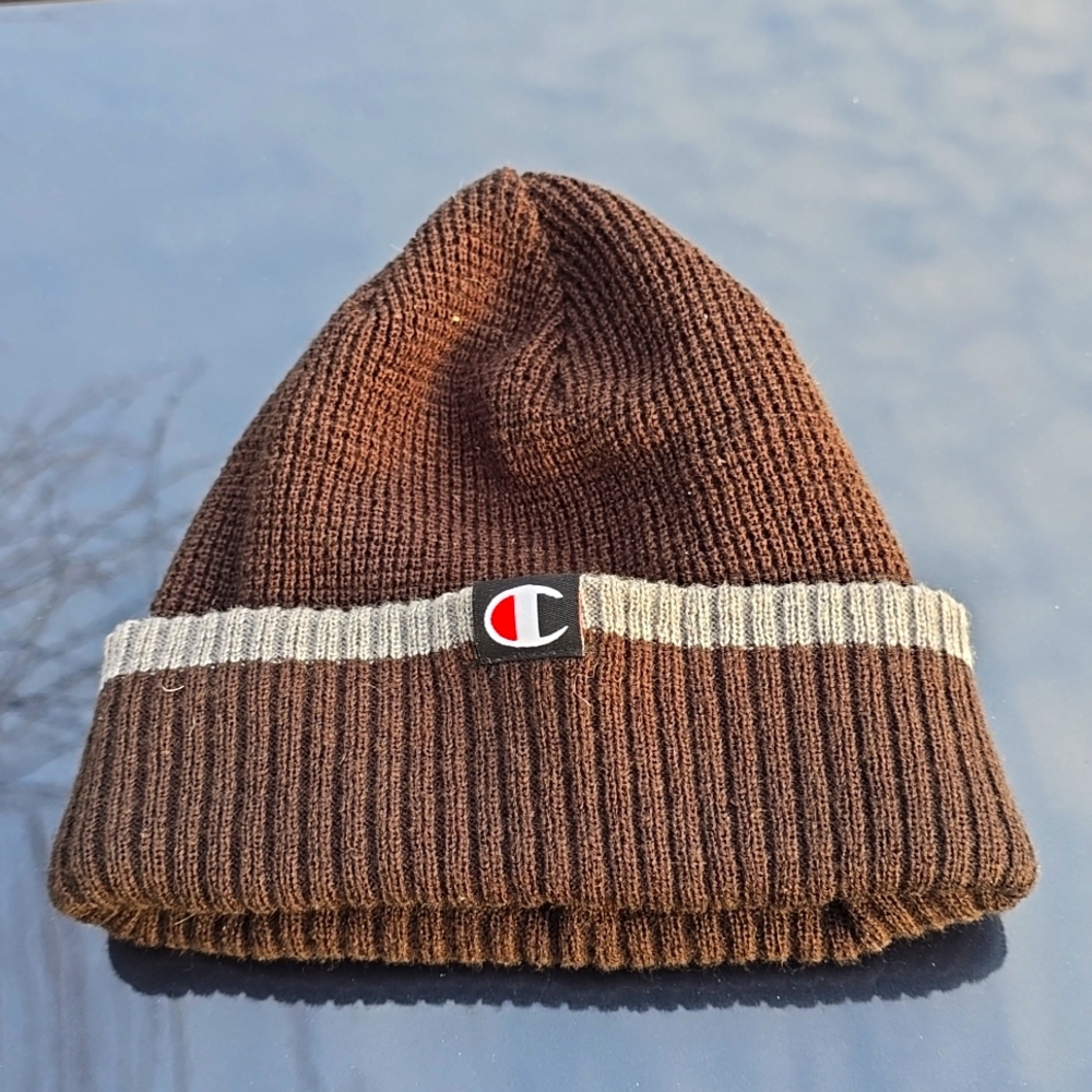 Champion knit hat